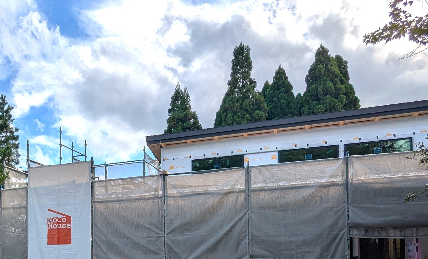 関西の避暑地!六甲山上で上棟完了